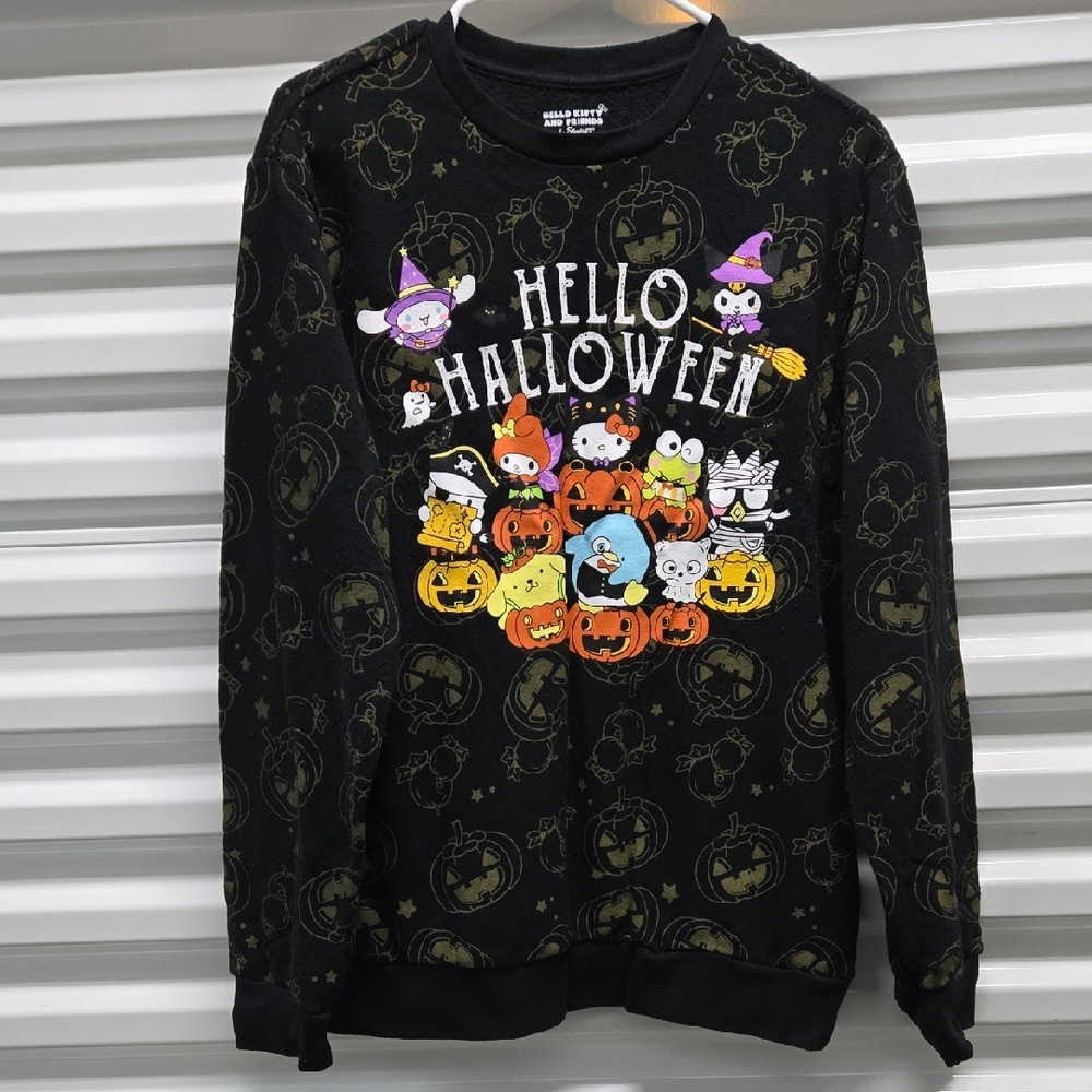 Sanrio Hello Kitty & Friends Happy Halloween Oversized Sweater  - Size M